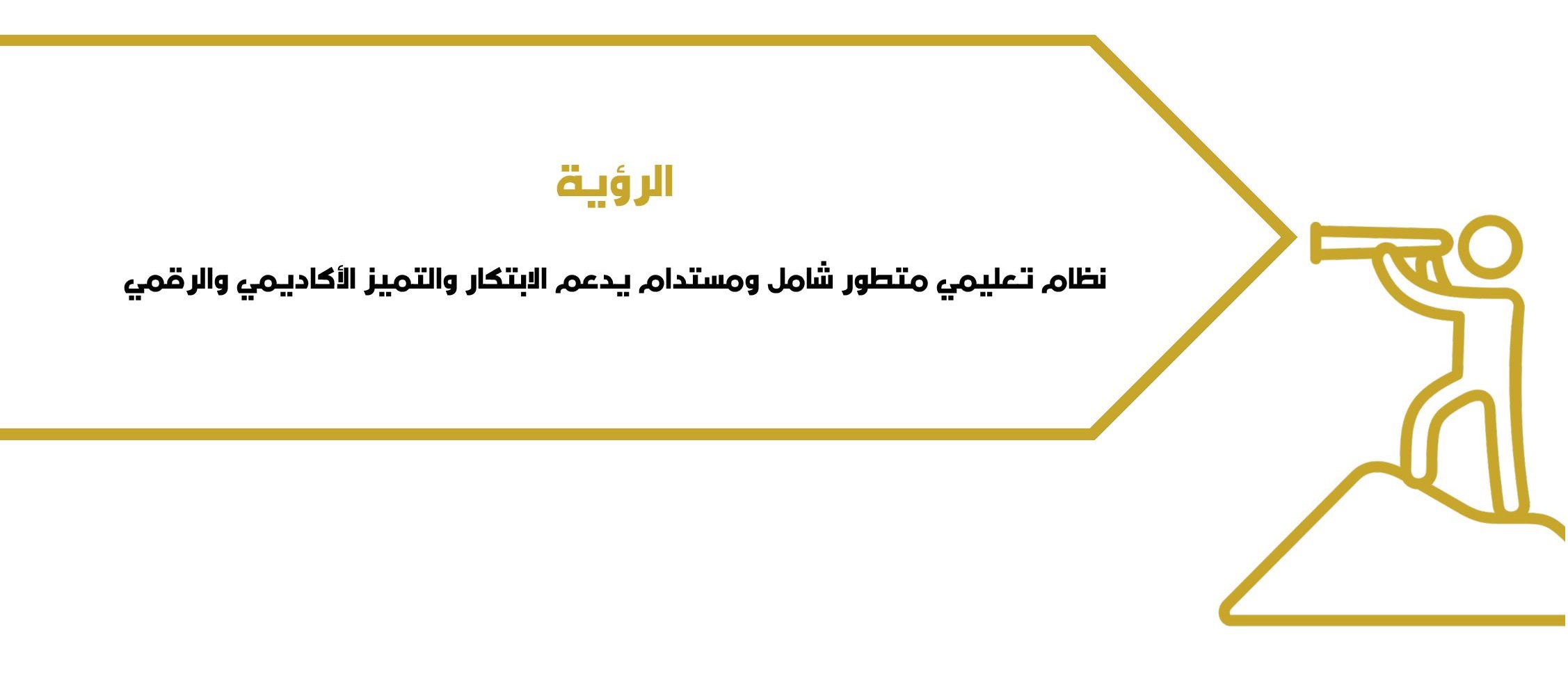 الرؤية المؤتمر الدولي لتطوير التعليم